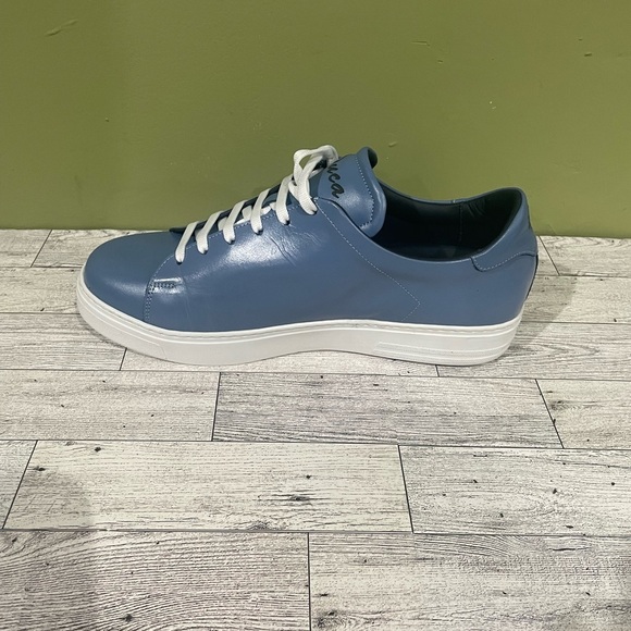 Duca Men's Blue Sneakers Casual leather calf - Picture 3 of 5